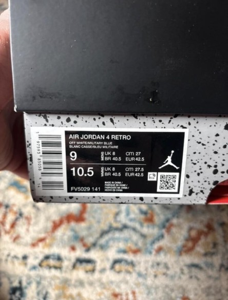 Air Jordan 4 Retro Industrial Blue