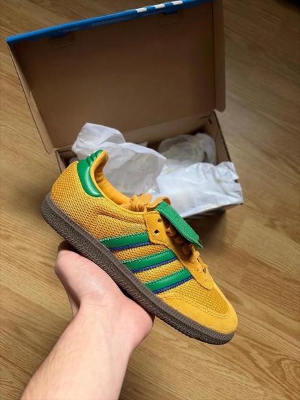 adidas samba lt jaune et verte