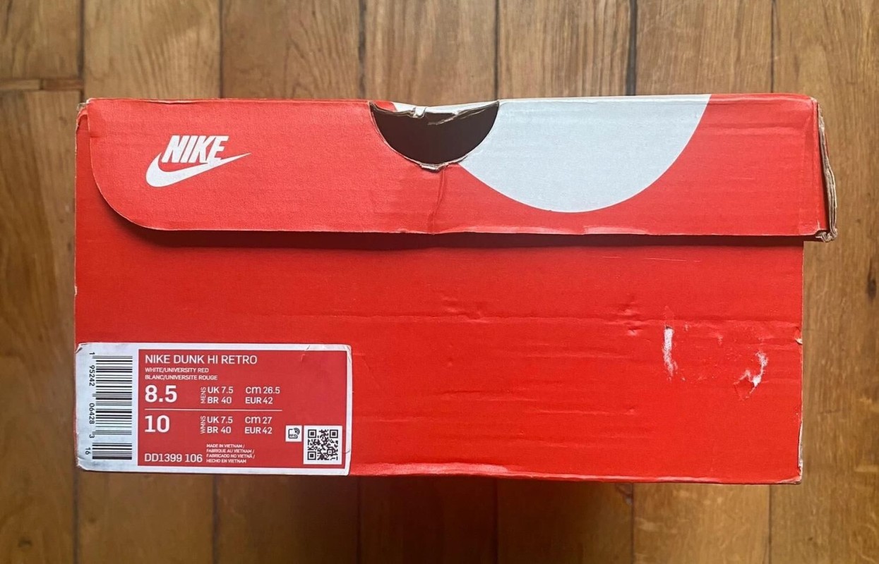 Nike dunk high championship university red DD1399-106 2