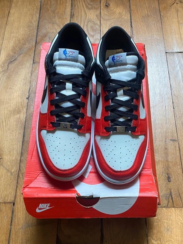Nike dunk low EMB Chicago 75th NBA anniversary DD3363-100 2