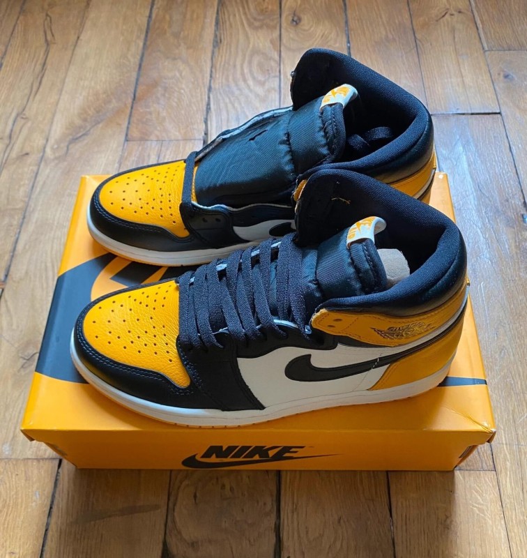 Jordan 1 high retro OG taxi yellow 555088-711 2