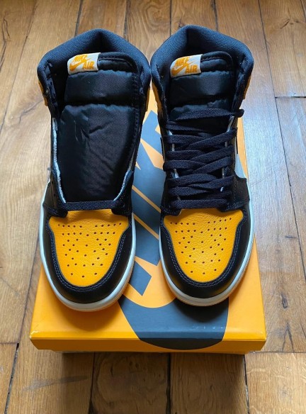 Jordan 1 high retro OG taxi yellow 555088-711