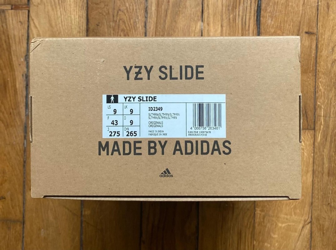 Adidas yeezy slide slate marine ID2349 2