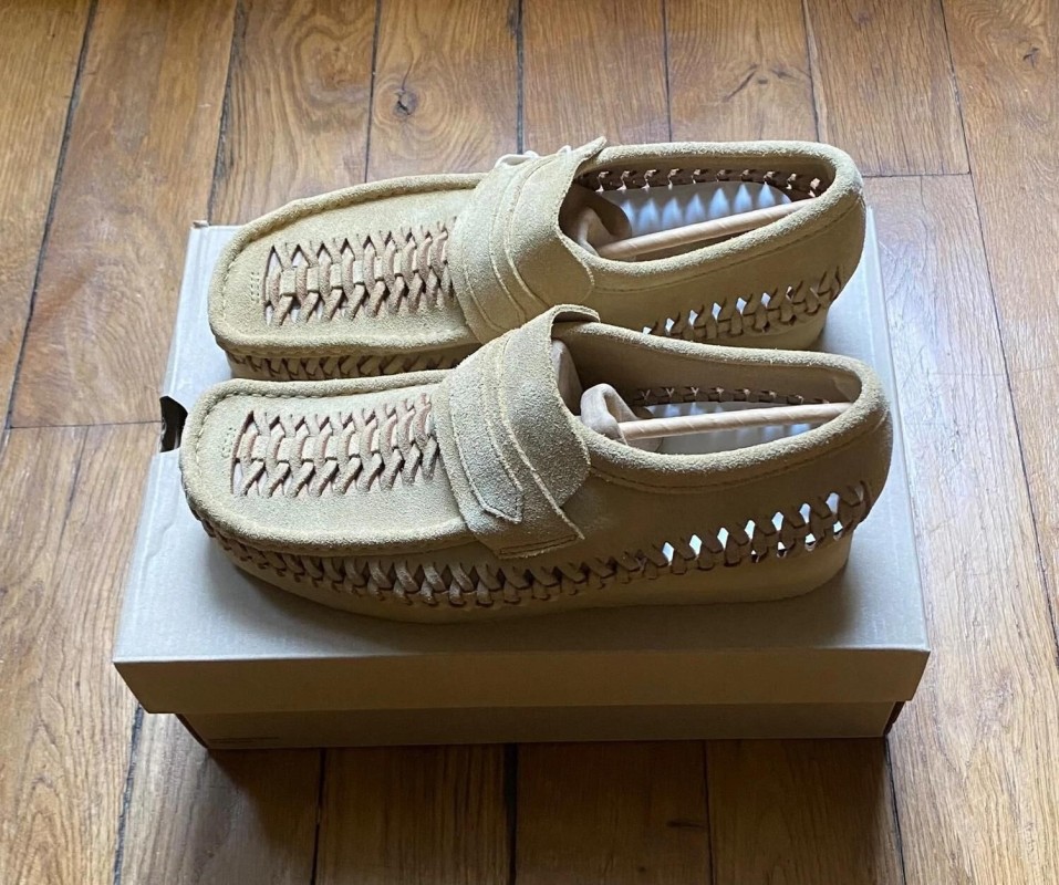 Clarks wallabee loafer weave maple suede 41,5 2