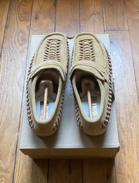 Clarks wallabee loafer weave maple suede 41,5