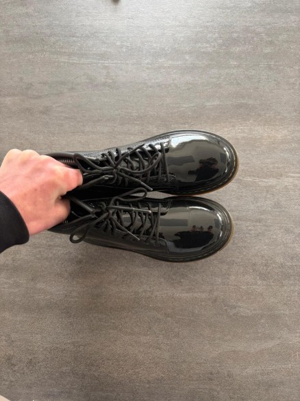 Dr. Martens cuir vernis black - taille 35