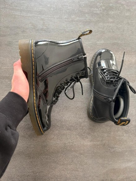 Dr. Martens cuir vernis black - taille 35
