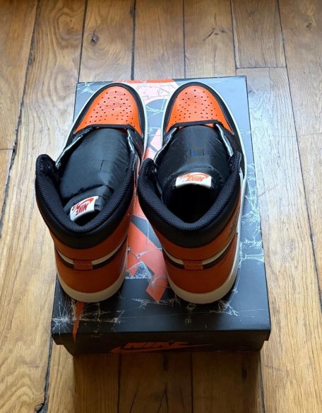 Jordan 1 retro high OG shattered backboard 2025 orange white black 42,5