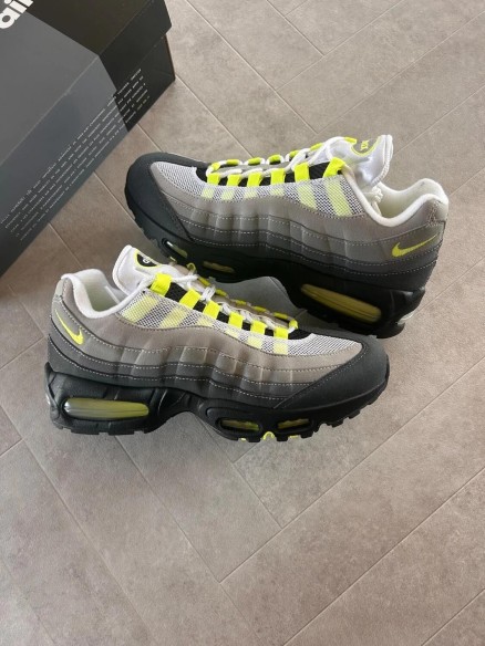 Nike airmax 95 og neon yellow 2025 black grey