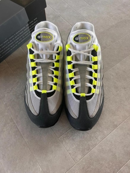 Nike airmax 95 og neon yellow 2025 black grey