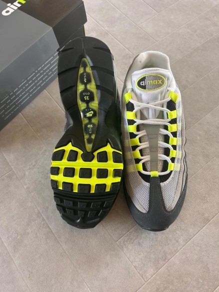 Nike airmax 95 og neon yellow 2025 black grey