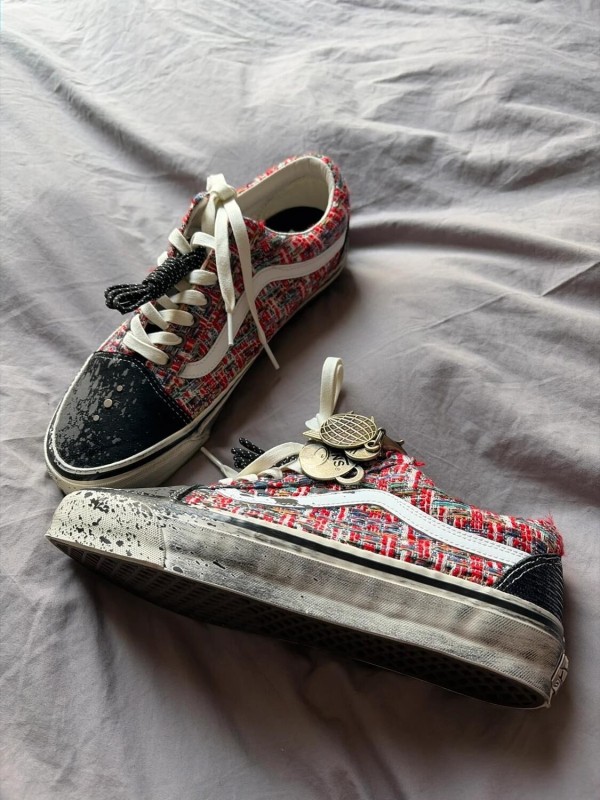 Vans lx premium old skool charms black and red - 42,5