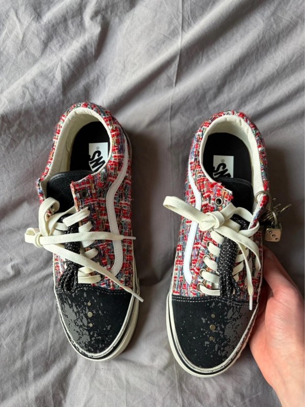 Vans lx premium old skool charms black and red - 42,5 2
