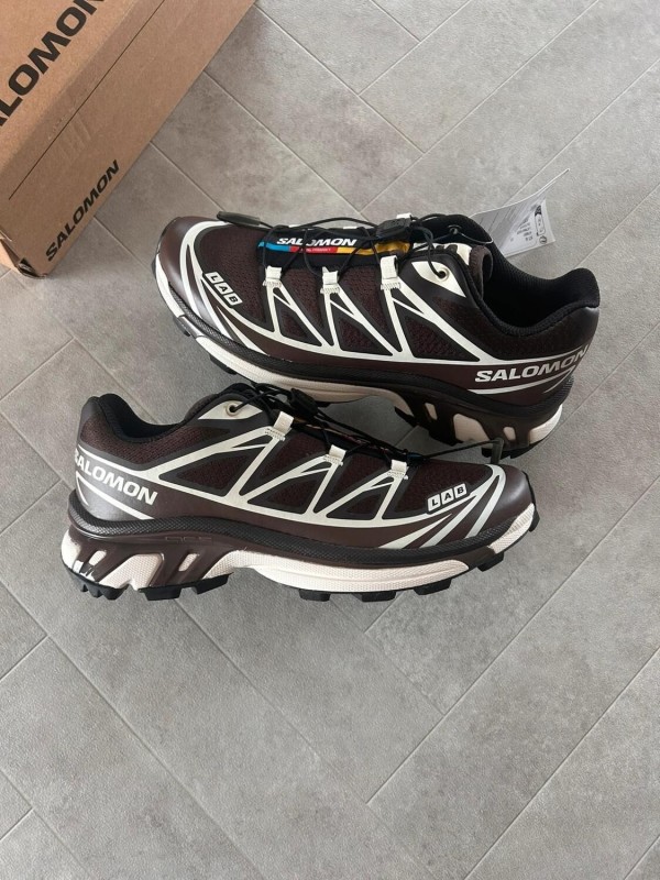 Salomon XT White black brown french coffee vanilla ice