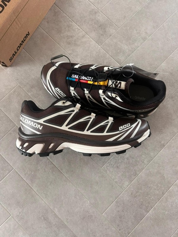 Salomon XT White black brown french coffee vanilla ice 2