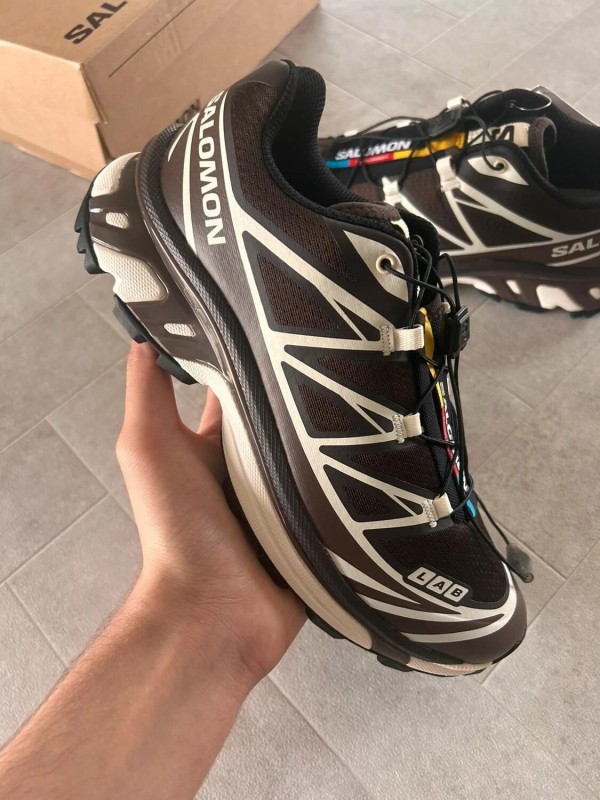 Salomon XT White black brown french coffee vanilla ice 2