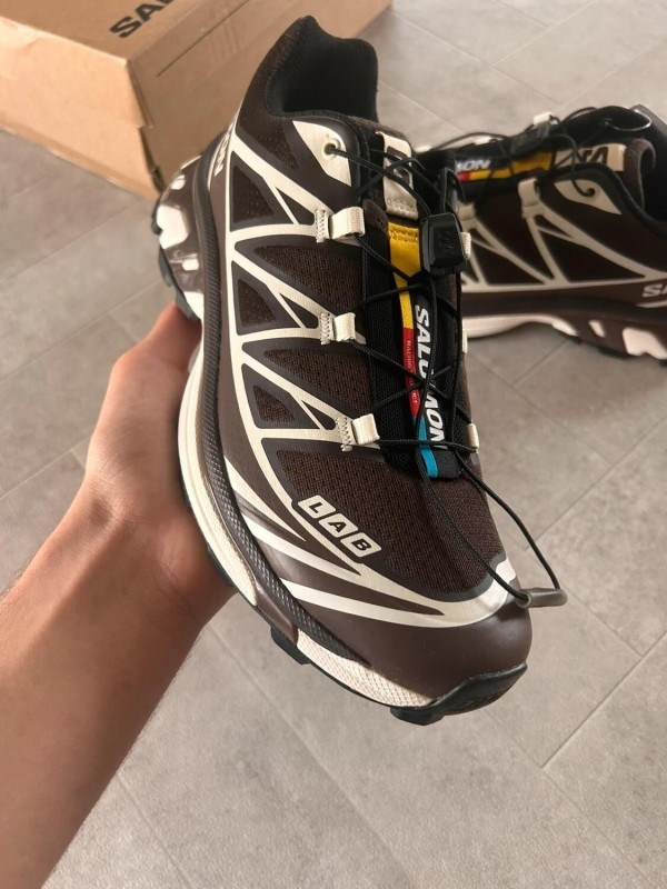 Salomon XT White black brown french coffee vanilla ice 2