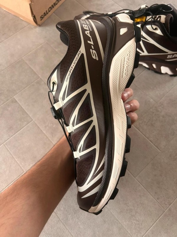 Salomon XT White black brown french coffee vanilla ice 2