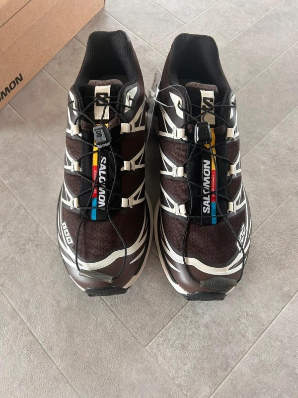 Salomon XT White black brown french coffee vanilla ice 2