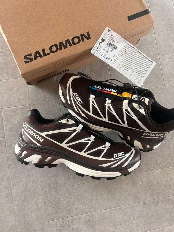Salomon XT White black brown french coffee vanilla ice 2