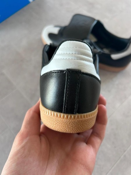 Adidas samba LT core black white gold