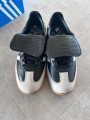 Adidas samba LT core black white gold