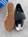 Adidas samba LT core black white gold