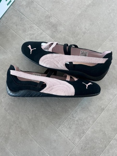 Puma speedcat ballet black pink white mauve