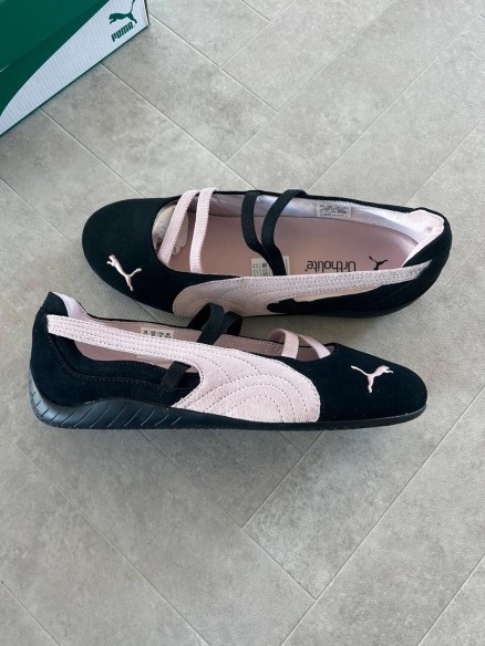 Puma speedcat ballet black pink white mauve