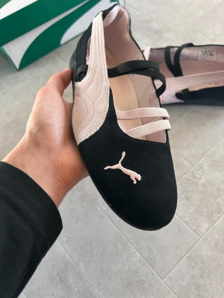 Puma speedcat ballet black pink white mauve