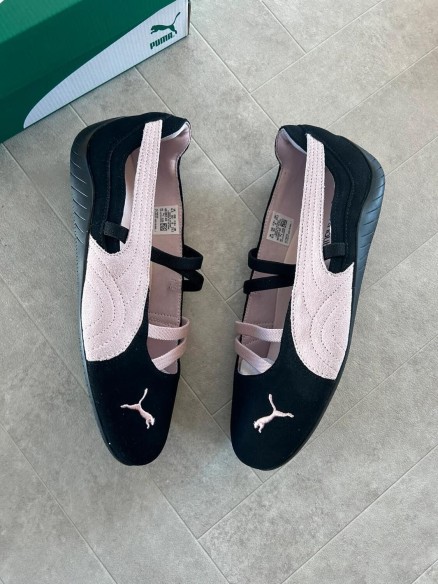 Puma speedcat ballet black pink white mauve