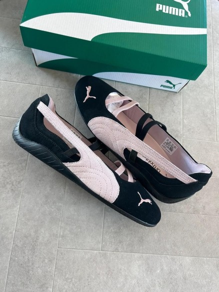 Puma speedcat ballet black pink white mauve