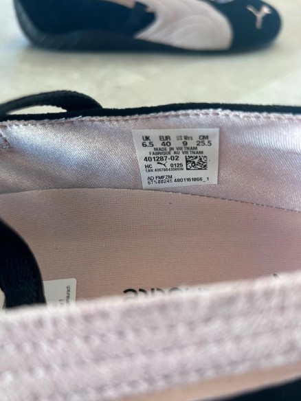 Puma speedcat ballet black pink white mauve