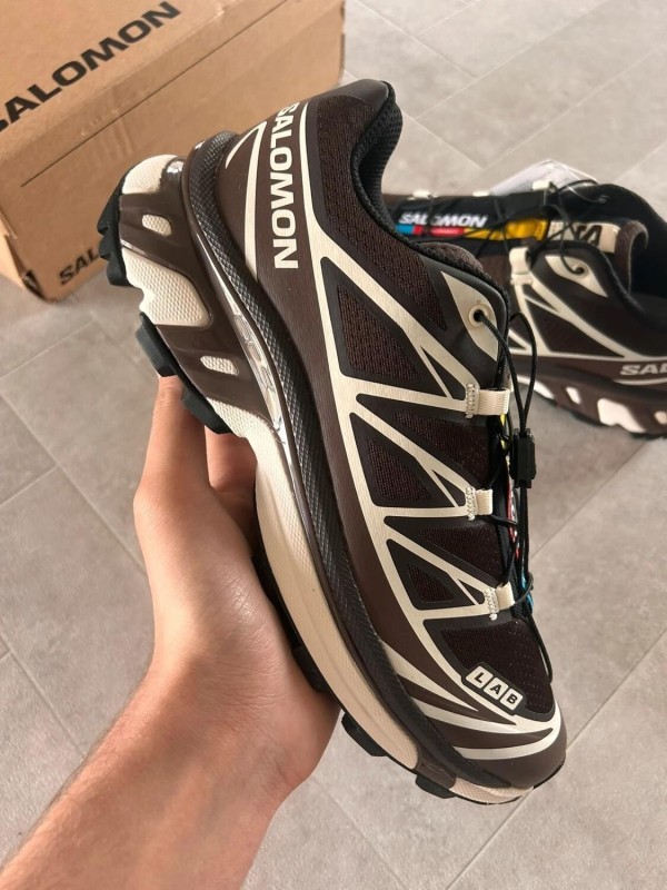 Salomon xt white cream black brown french coffee vanilla ice - 39 2