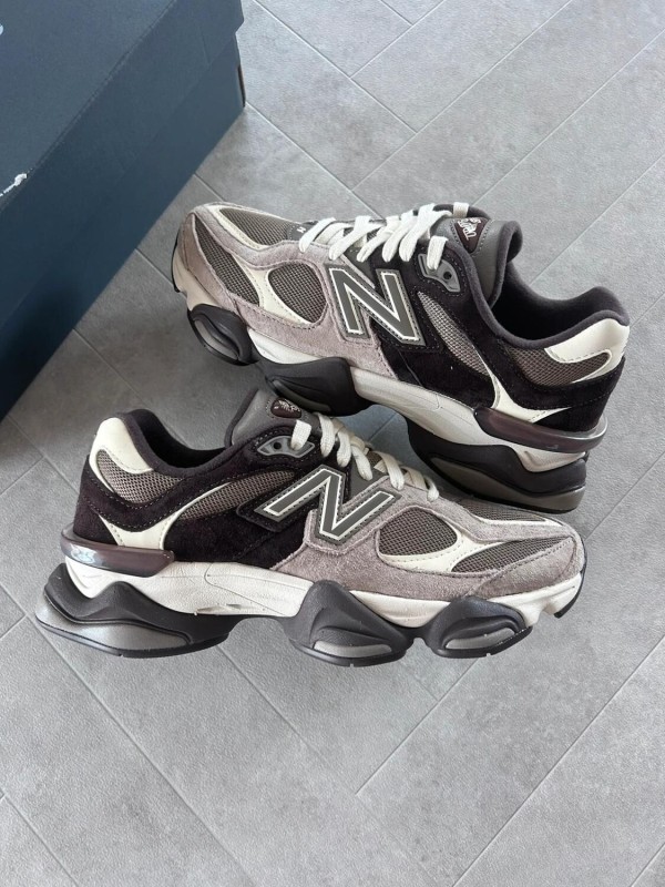 New balance 9060 chocolate brown beige cream