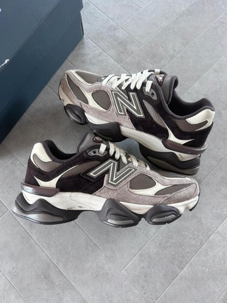 New balance 9060 chocolate brown beige cream