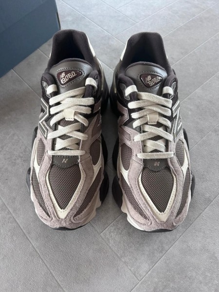 New balance 9060 chocolate brown beige cream