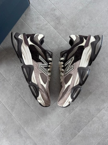 New balance 9060 chocolate brown beige cream