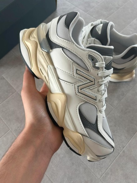 New balance 9060 sea salt grey castlerock cream beige - 37,5