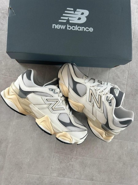 New balance 9060 sea salt grey castlerock cream beige - 37,5