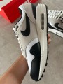 Nike air max 1 essential black pure platinum white grey - 43