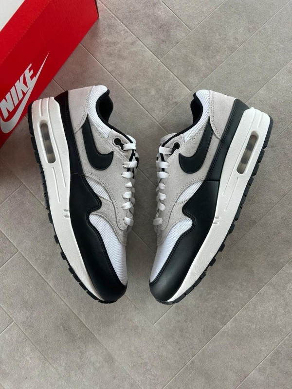 Nike air max 1 essential black pure platinum white grey - 43 2