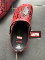 Crocs classic clog Spiderman red black spider