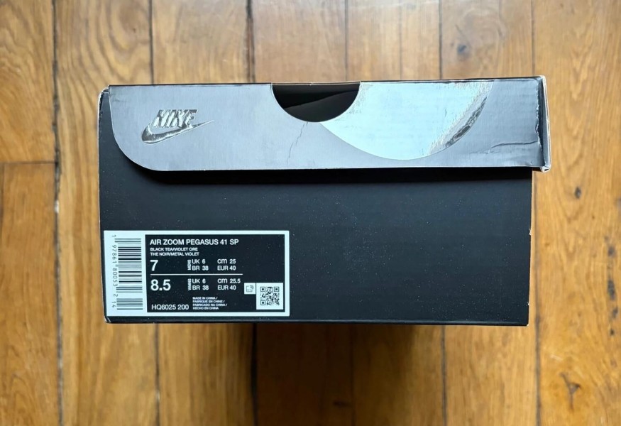 Nike air zoom pegasus 41 SP black tea dark obsidian noir 40