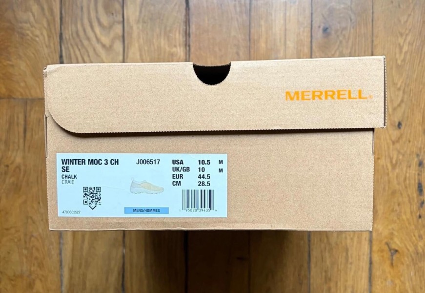 Merrell winter moc 3 chalk beige white blanc 44,5