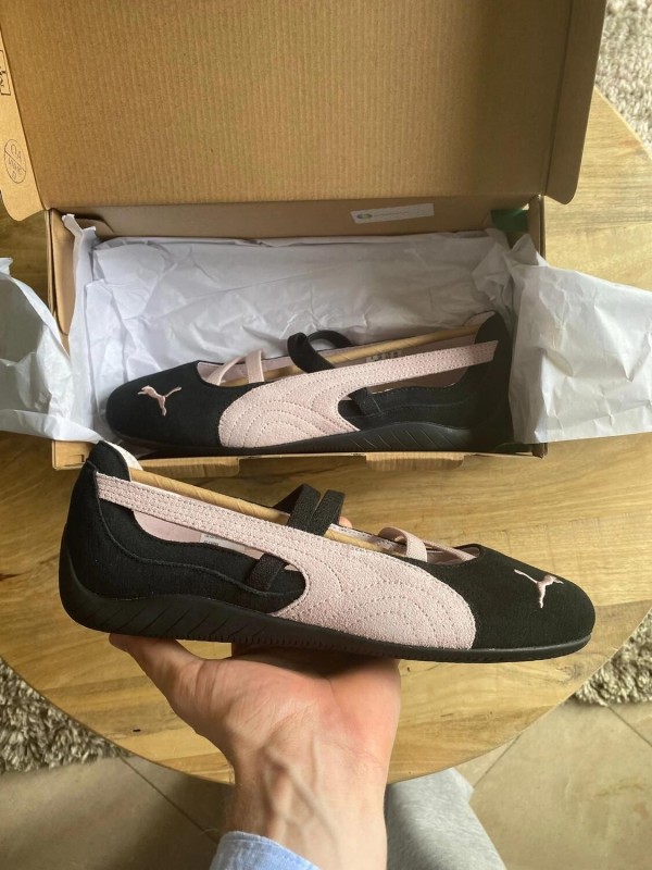 Puma speedcat noir rose