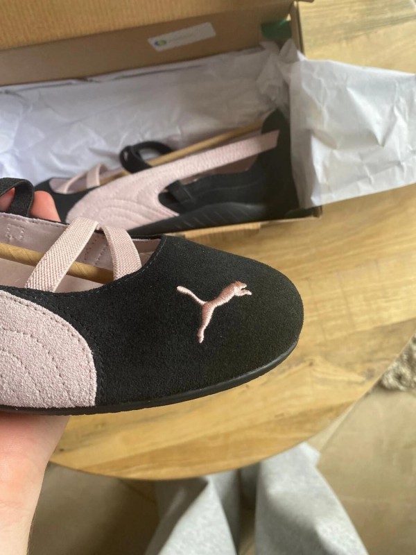 Puma speedcat noir rose 2