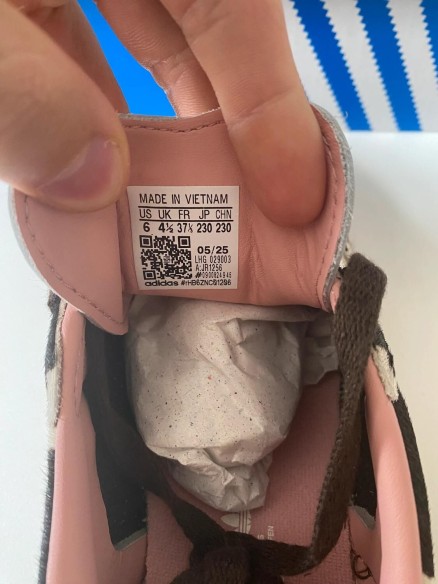 Adidas samba cow print
