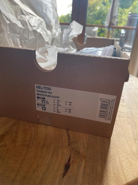 Asics gel 1130 White Silver