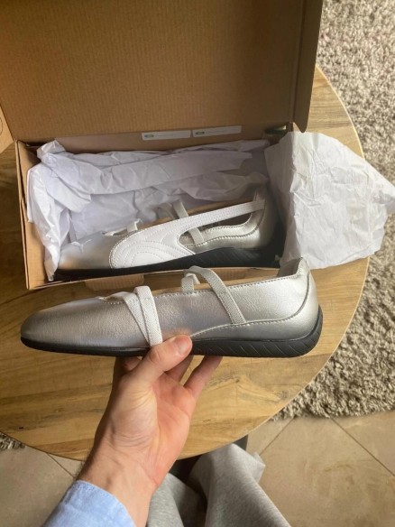 Puma speedcat argentée